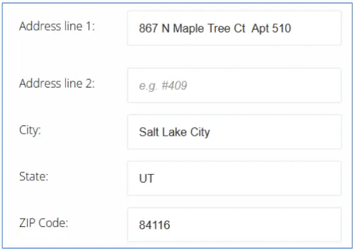 Address Line 1 Meaning Uses Placement