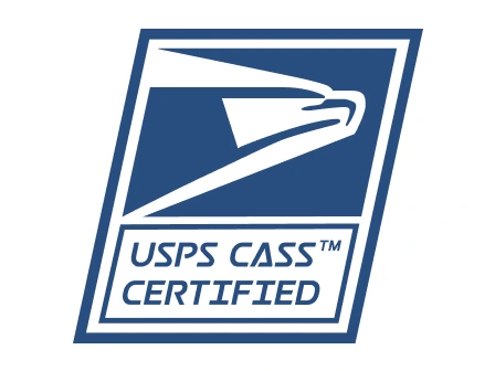 The USPS CASS certification badge