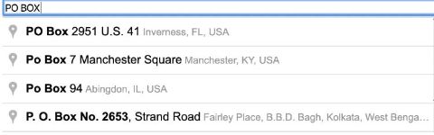 Google address autocomplete location demo