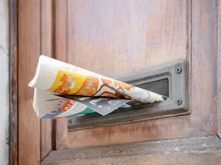 Mail in a door found using address line 1