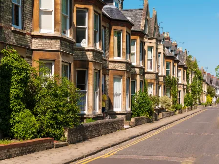 street with multiple houses