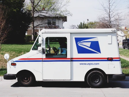 USPS mail truck