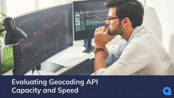 Man Evaluating Geocoding API for Capacity and Speed