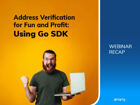 Webinar Recap: SDK in Address Verification webinar covers topics from obtaining the SDK, to understanding the implementation. Read it for yourself!