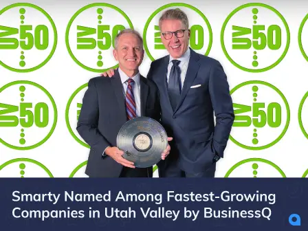 Smarty, a leader in location data intelligence, was named the 22nd fastest-growing company in the 2022 UV50 Fastest-Growing Companies in Utah Valley.