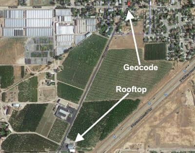 Inaccurate Rooftop Geocodes