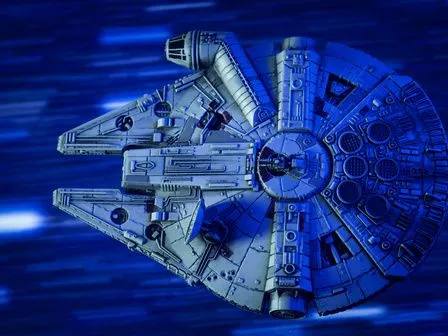 Millenium Falcon during the Kessel Run