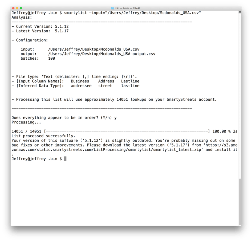 image of command line processing