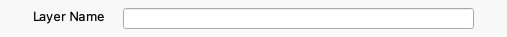 layer name input field
