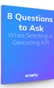 8 Questions to Ask When Selecting a Geocoding API book