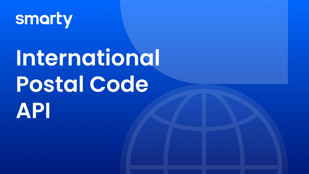 Zip Code Api Image International Postal Code API | Smarty